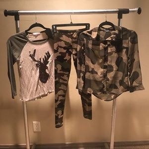 Girls Camo outfit